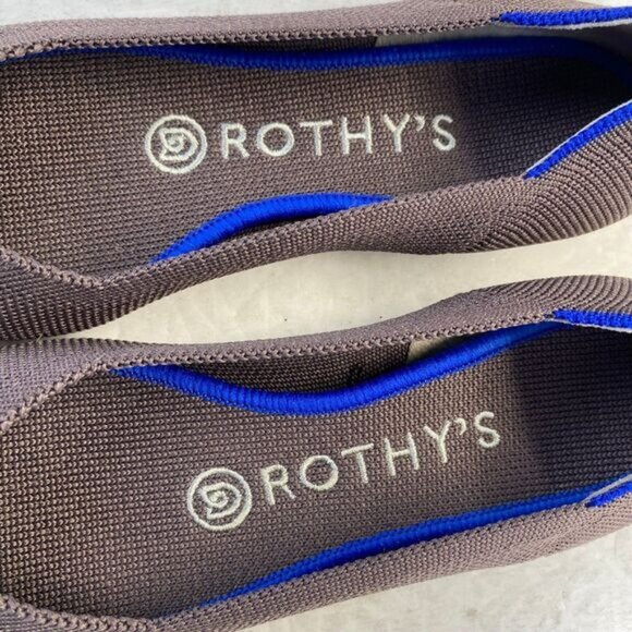 Rothy's Women's The Point Flat Shoe Dark Purple W 5.5 Pointed Toe Slip-on - Picture 11 of 11